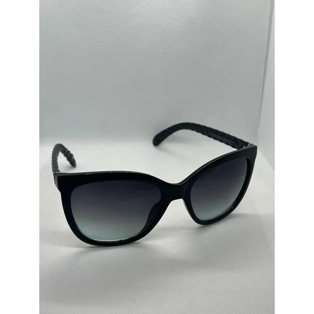 Tahari Black Sunglasses Cat Eye Designer Fashion Shades‎